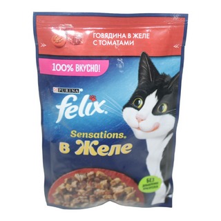 Корм для кошек Феликс говядина с томат75г